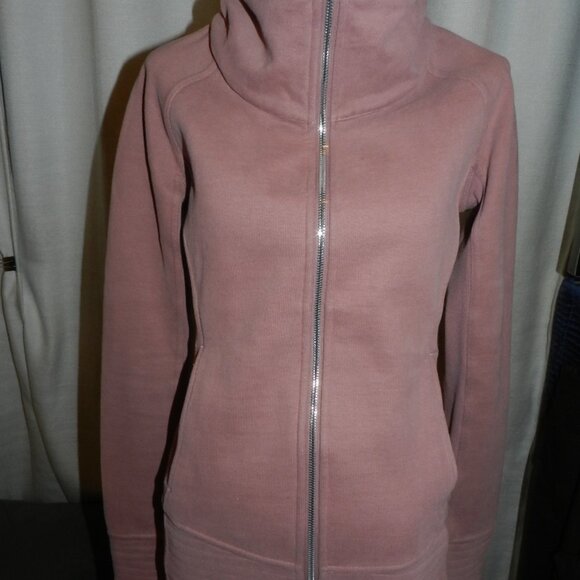 Lululemon Radiant Jacket II Zip Front Cotton Jacket Spanish Rose Size 6 - Picture 6 of 16